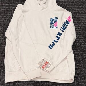 Preppy white Hawaii hoodie